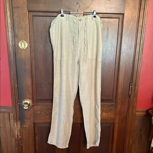 Armani Exchange women’s 100% linen pants